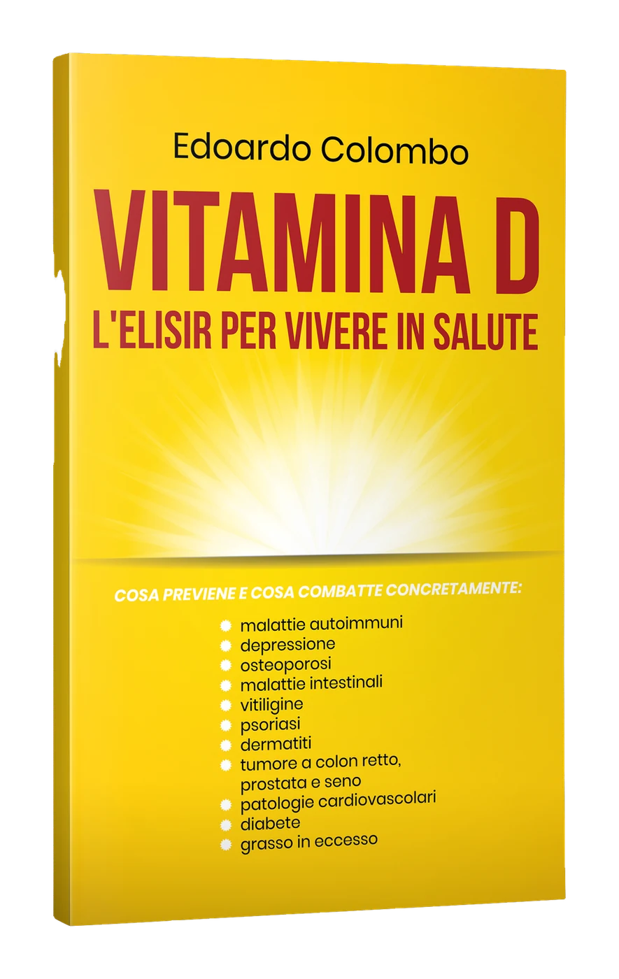 Das Buch „Vitamina D — l'elisir per vivere in salute“